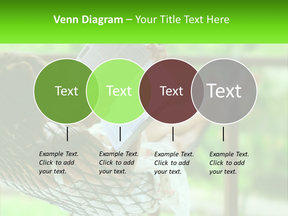 Beach Older Woman PowerPoint Template