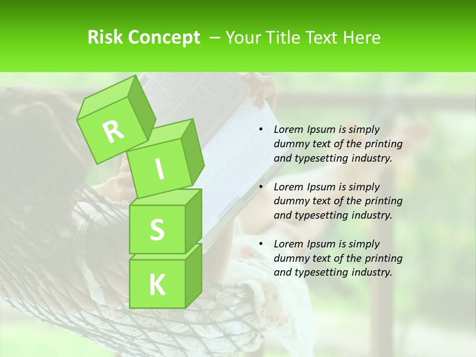 Beach Older Woman PowerPoint Template