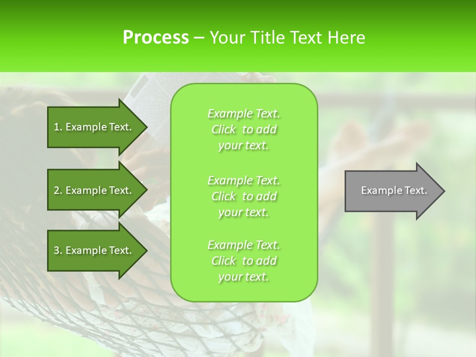 Beach Older Woman PowerPoint Template