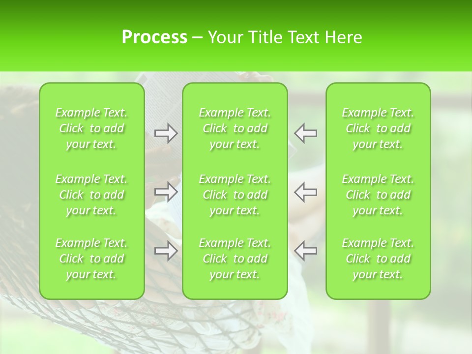 Beach Older Woman PowerPoint Template