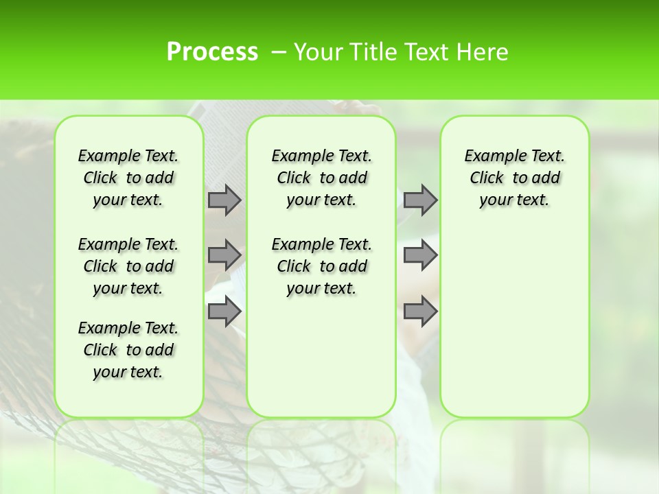 Beach Older Woman PowerPoint Template