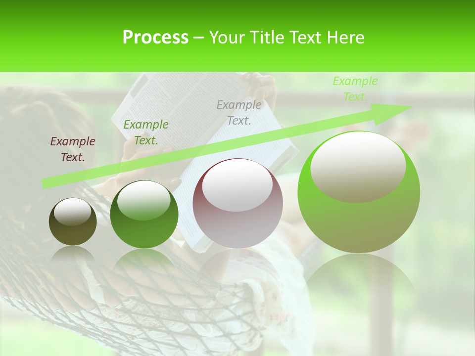 Beach Older Woman PowerPoint Template