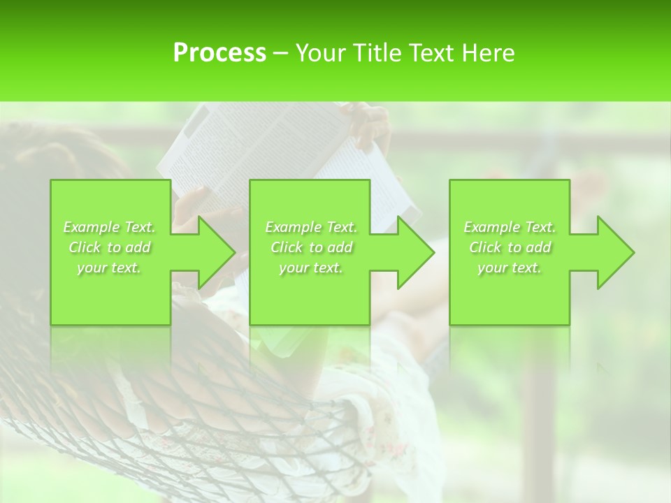 Beach Older Woman PowerPoint Template