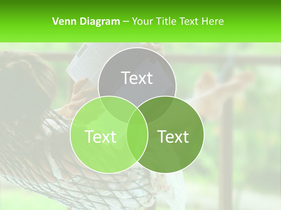 Beach Older Woman PowerPoint Template