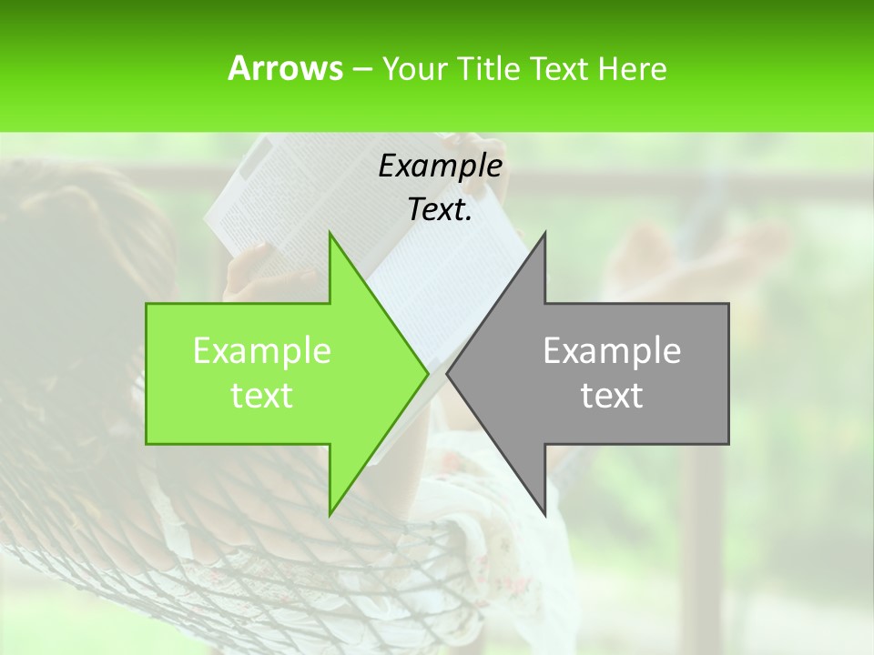 Beach Older Woman PowerPoint Template