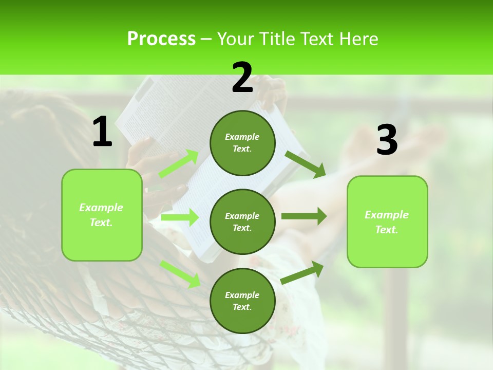 Beach Older Woman PowerPoint Template