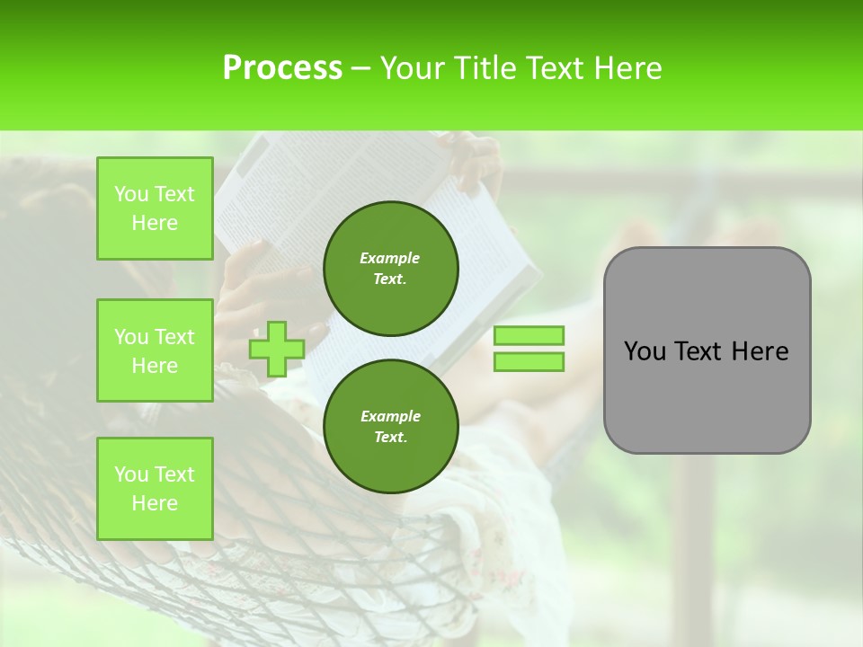 Beach Older Woman PowerPoint Template