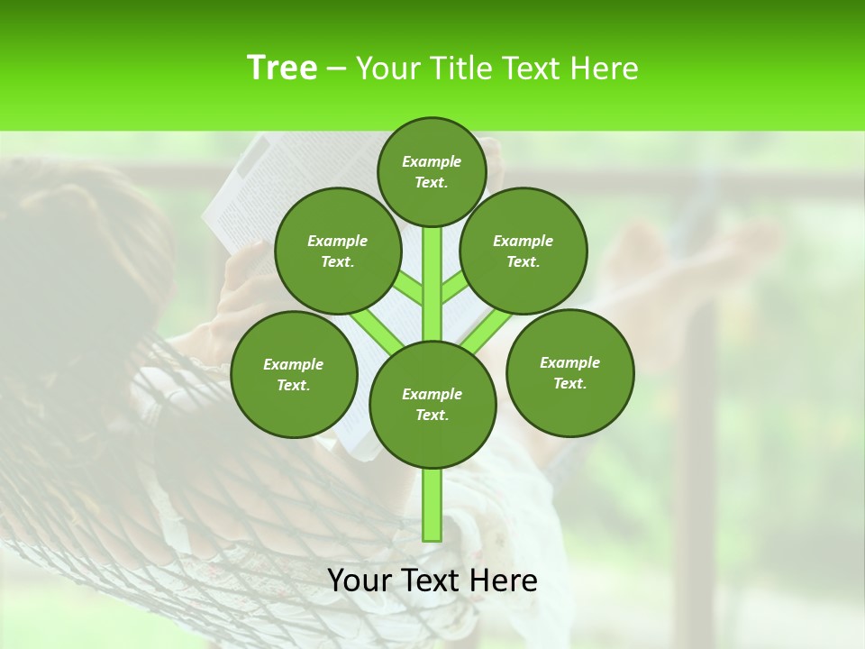 Beach Older Woman PowerPoint Template