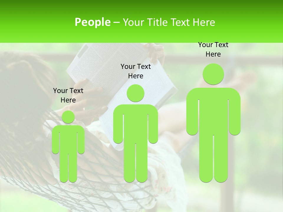 Beach Older Woman PowerPoint Template