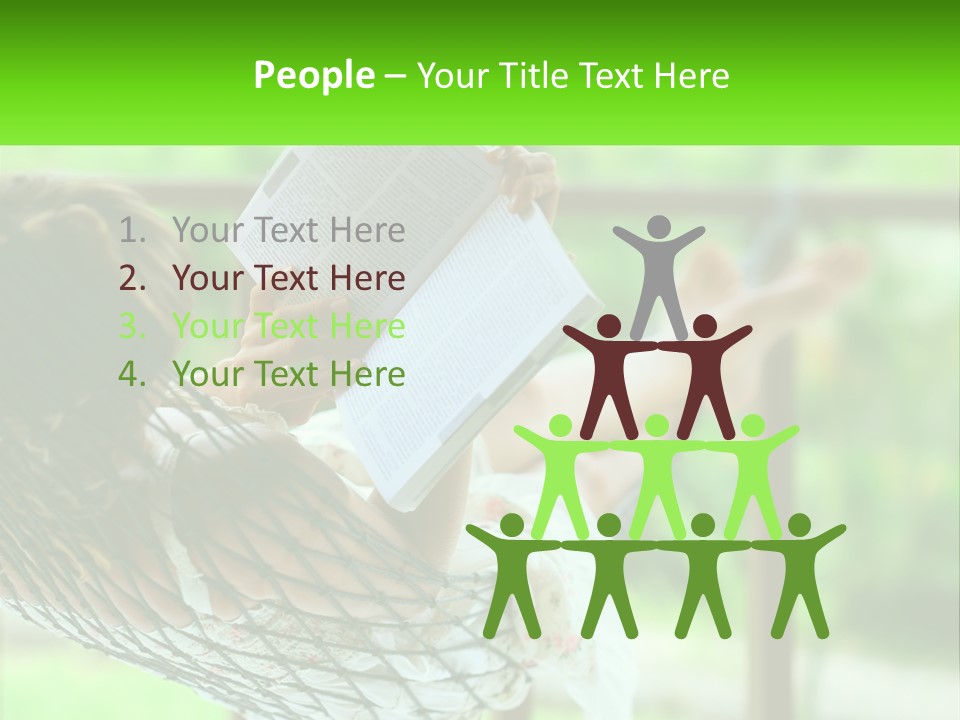 Beach Older Woman PowerPoint Template