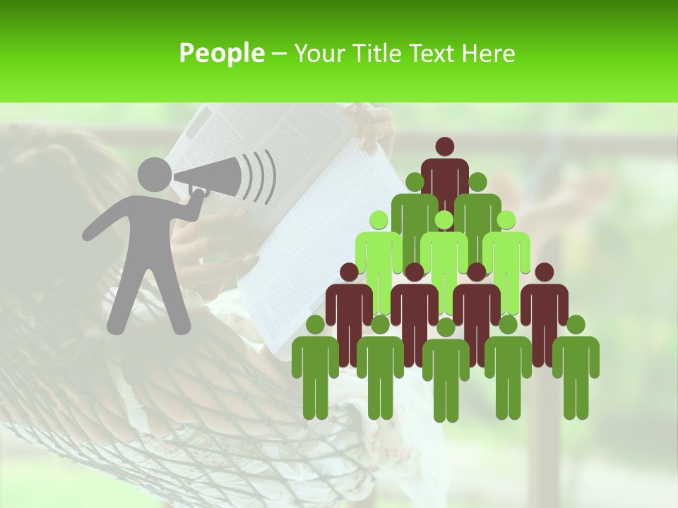 Beach Older Woman PowerPoint Template