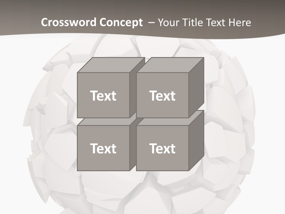 Portrait Mother White PowerPoint Template