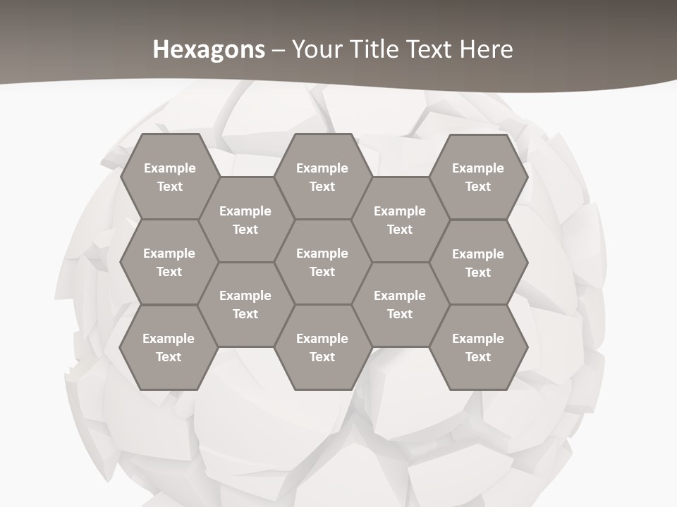 Portrait Mother White PowerPoint Template