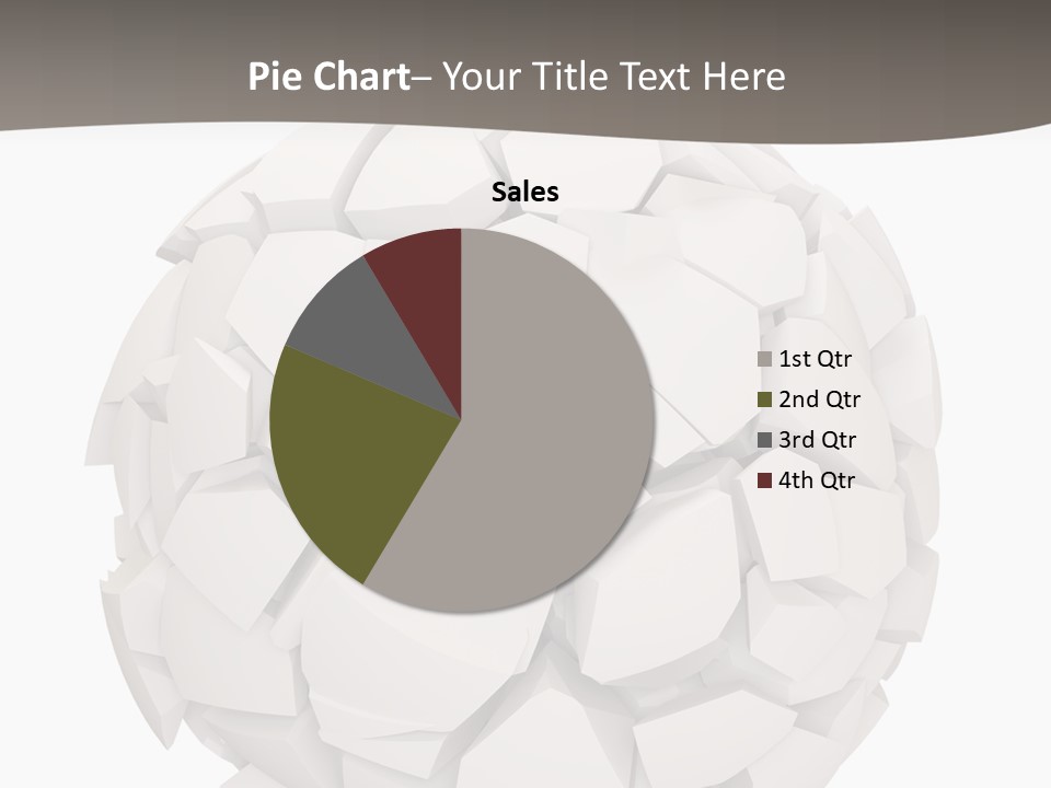 Portrait Mother White PowerPoint Template
