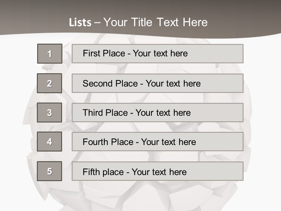 Portrait Mother White PowerPoint Template
