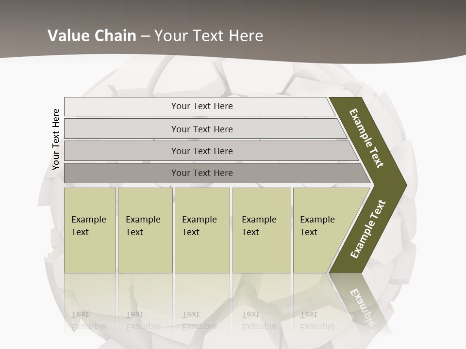 Portrait Mother White PowerPoint Template