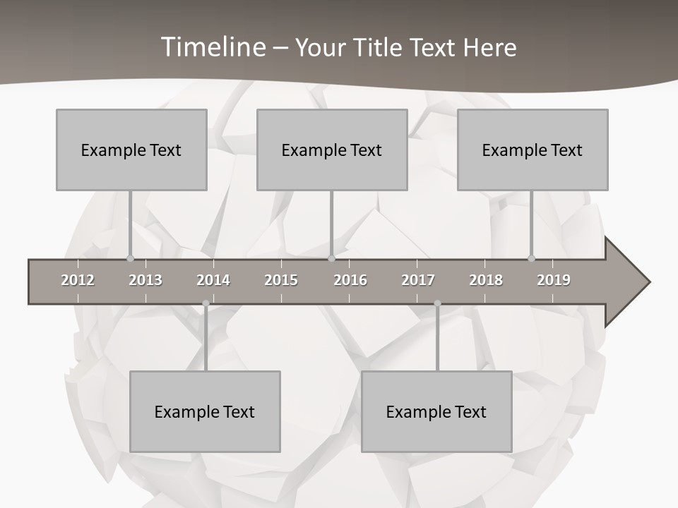Portrait Mother White PowerPoint Template