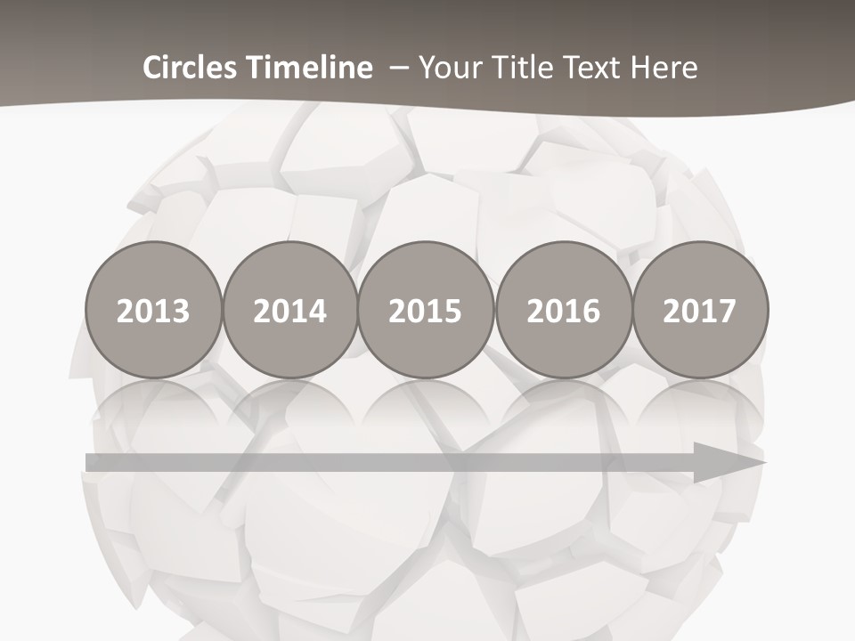 Portrait Mother White PowerPoint Template