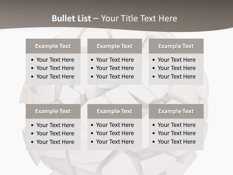 Portrait Mother White PowerPoint Template