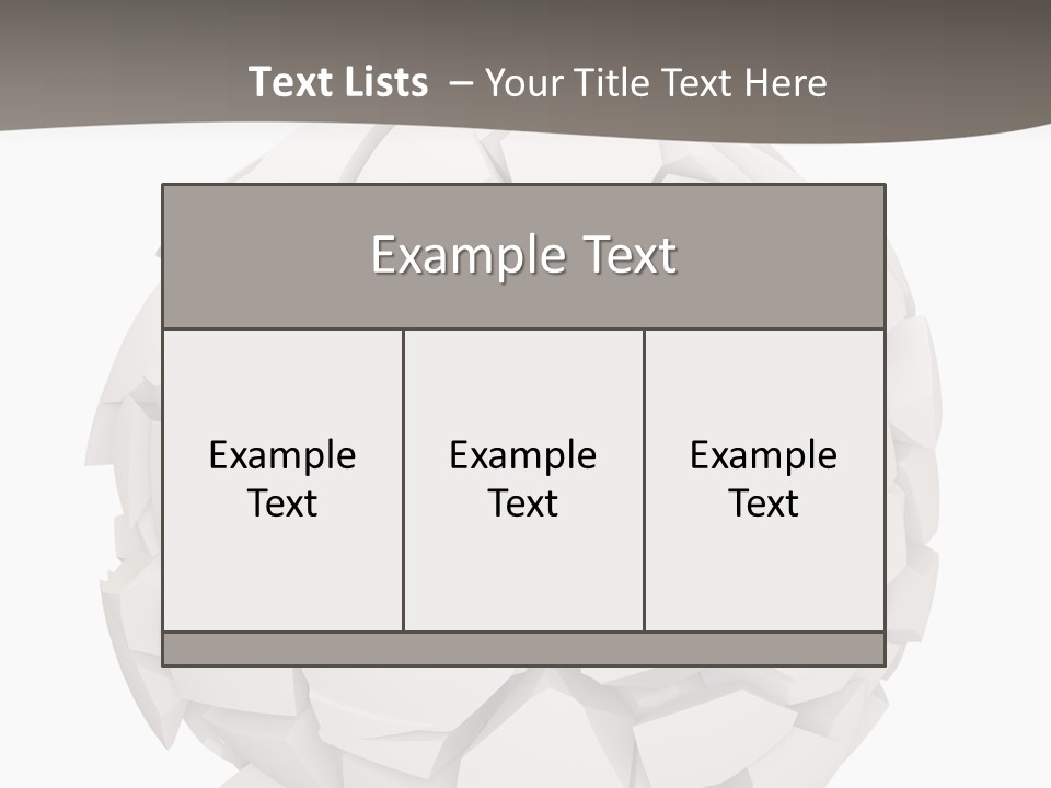 Portrait Mother White PowerPoint Template