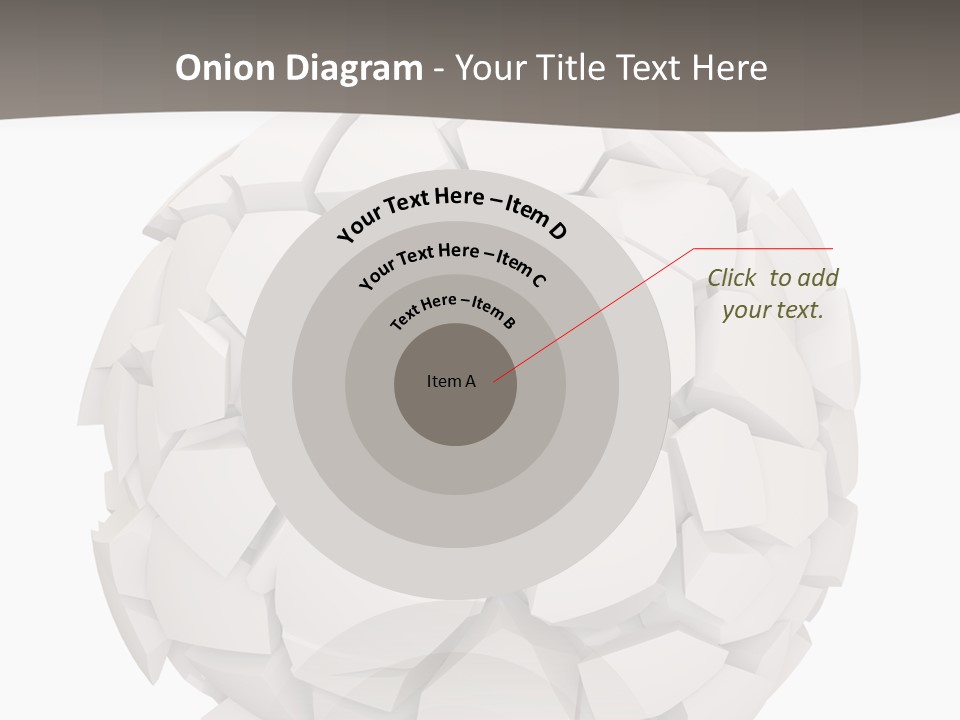 Portrait Mother White PowerPoint Template