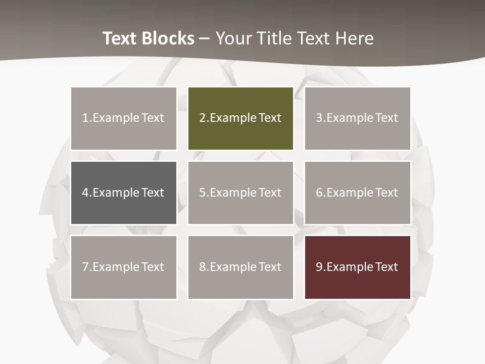 Portrait Mother White PowerPoint Template