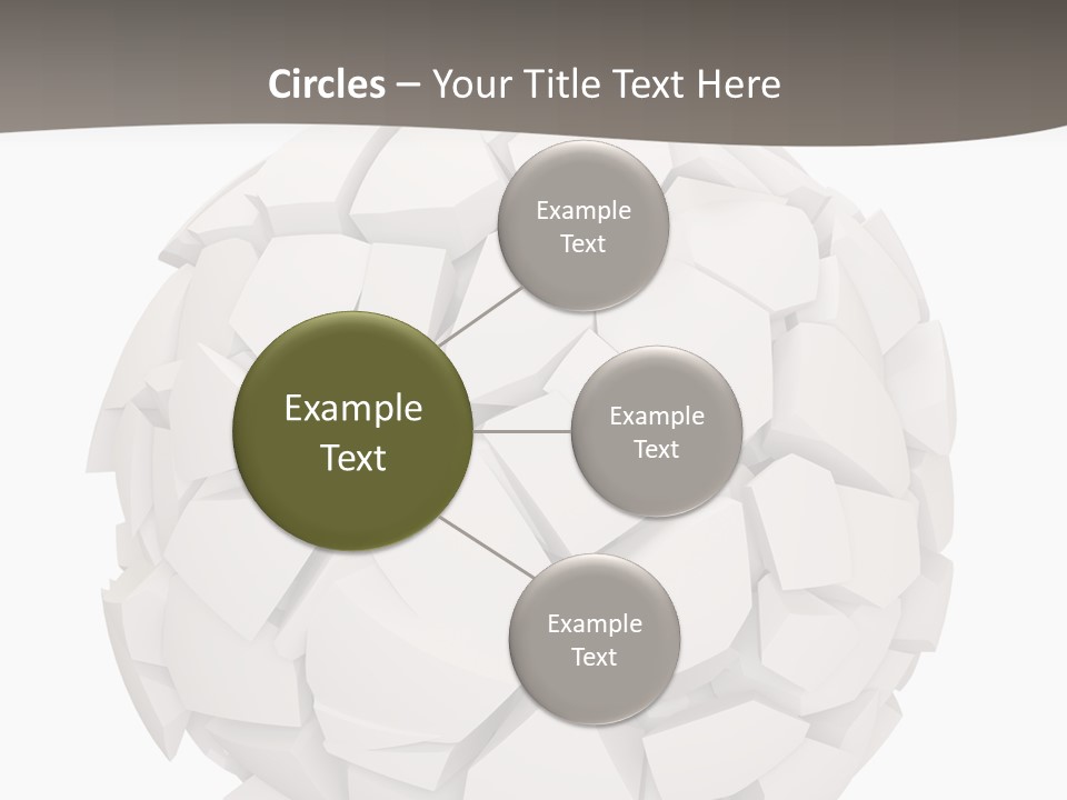 Portrait Mother White PowerPoint Template