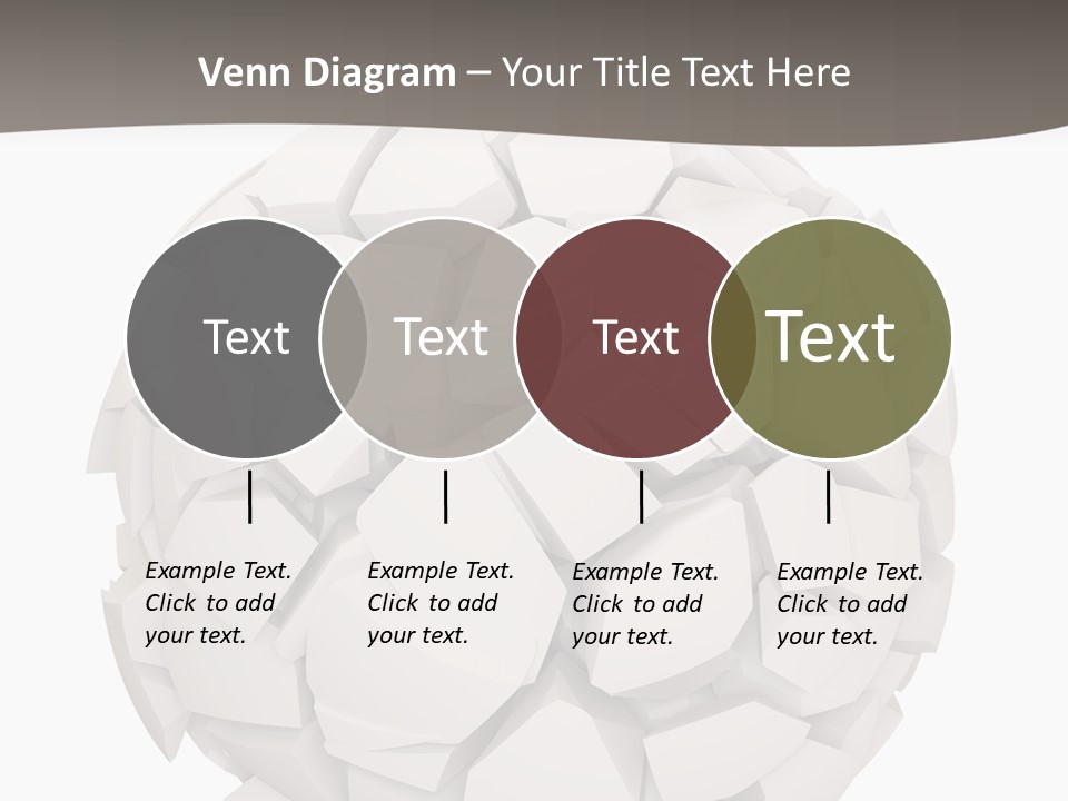 Portrait Mother White PowerPoint Template