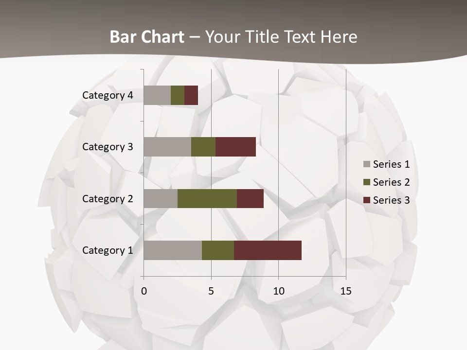 Portrait Mother White PowerPoint Template