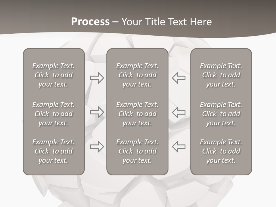 Portrait Mother White PowerPoint Template