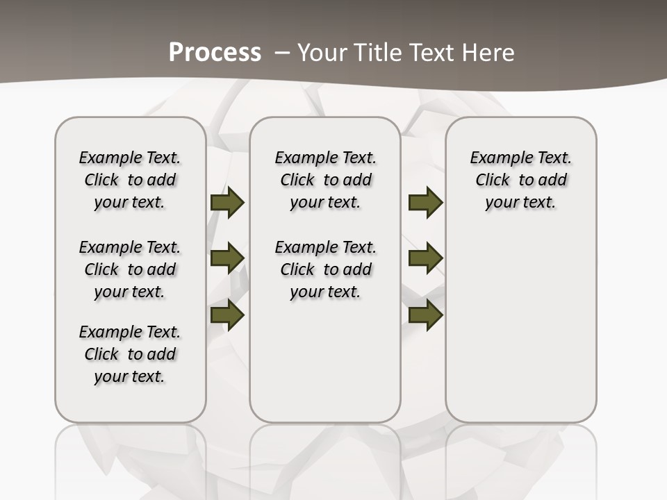 Portrait Mother White PowerPoint Template