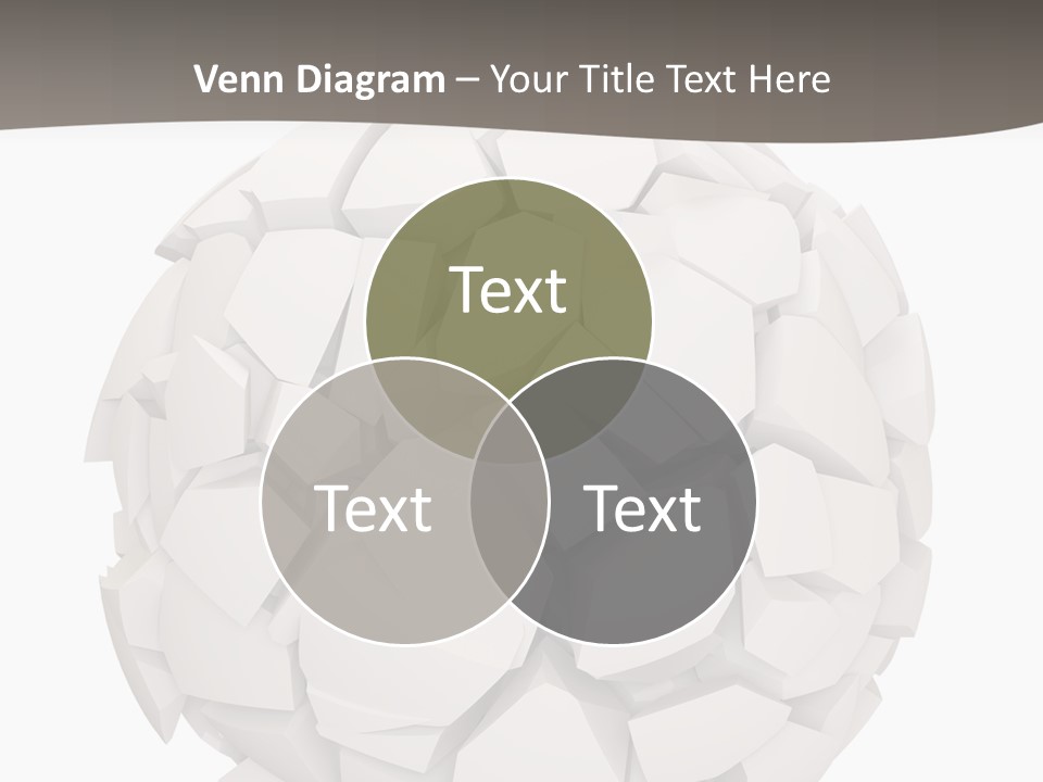 Portrait Mother White PowerPoint Template