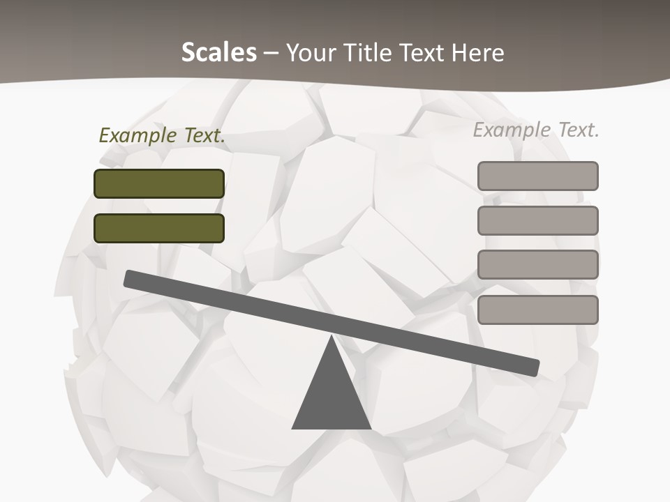 Portrait Mother White PowerPoint Template