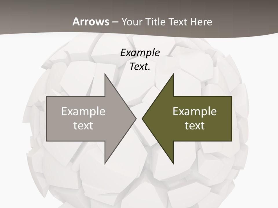 Portrait Mother White PowerPoint Template