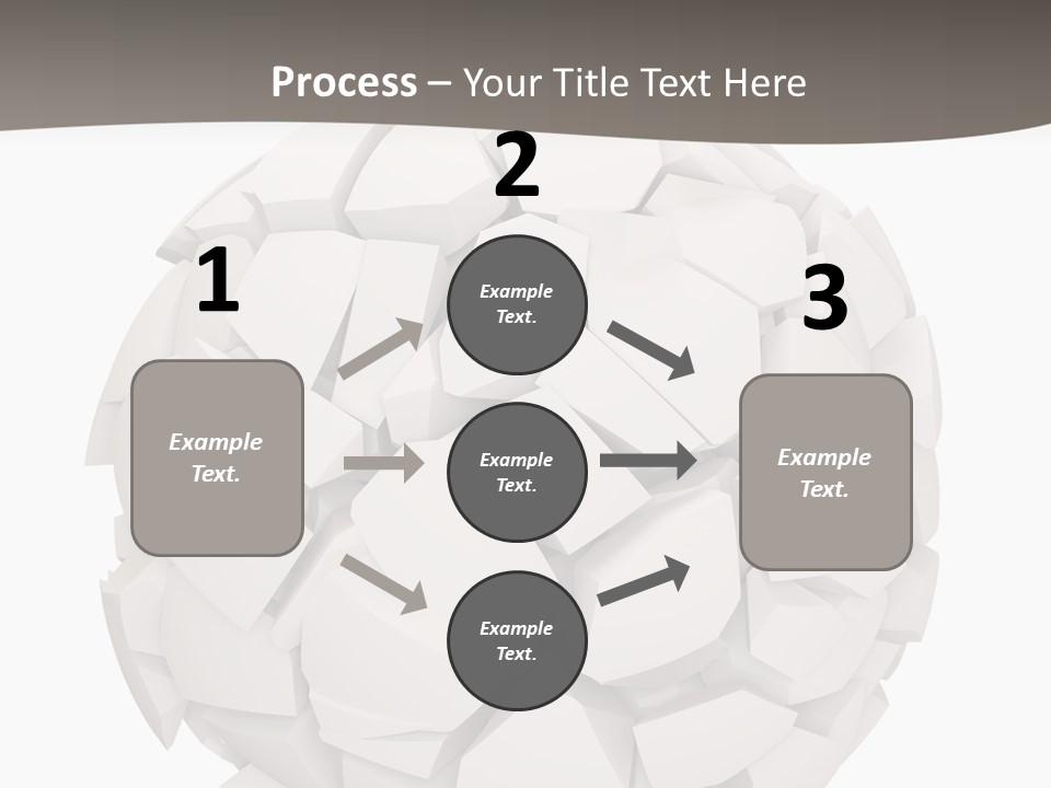 Portrait Mother White PowerPoint Template