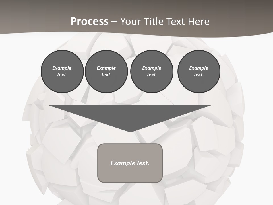 Portrait Mother White PowerPoint Template