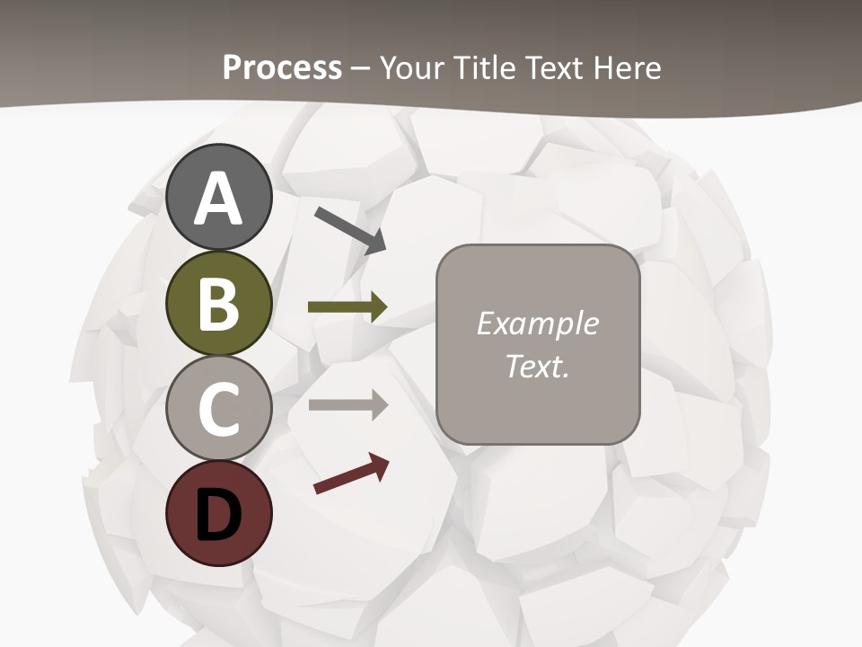 Portrait Mother White PowerPoint Template