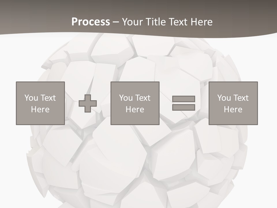 Portrait Mother White PowerPoint Template
