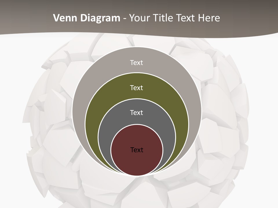 Portrait Mother White PowerPoint Template