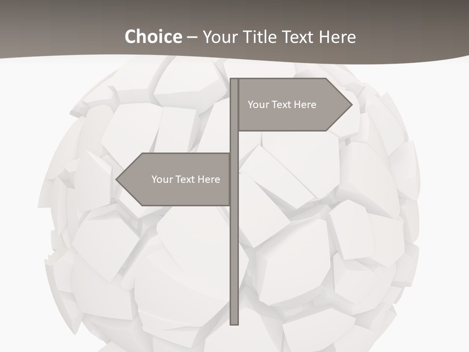 Portrait Mother White PowerPoint Template