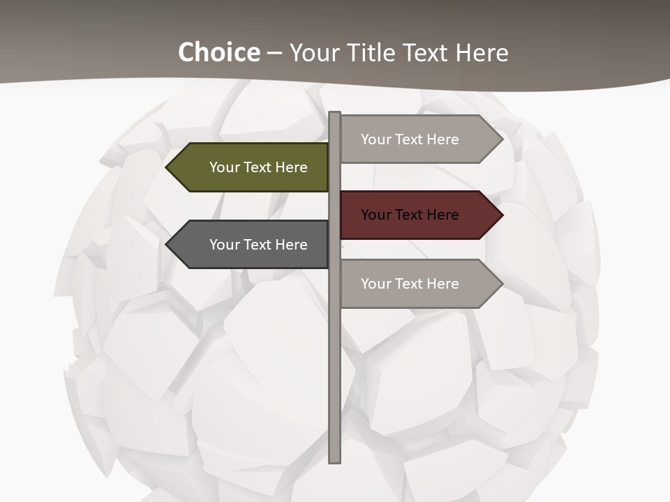 Portrait Mother White PowerPoint Template