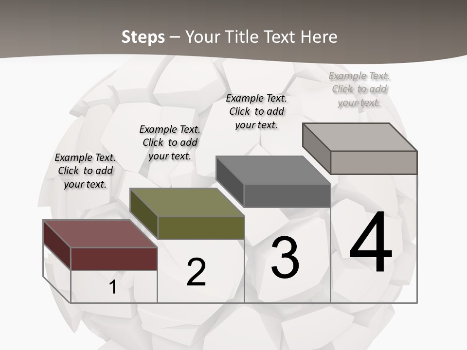 Portrait Mother White PowerPoint Template