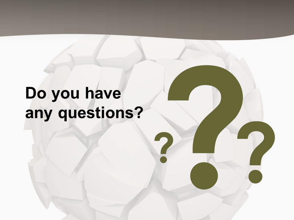 Portrait Mother White PowerPoint Template