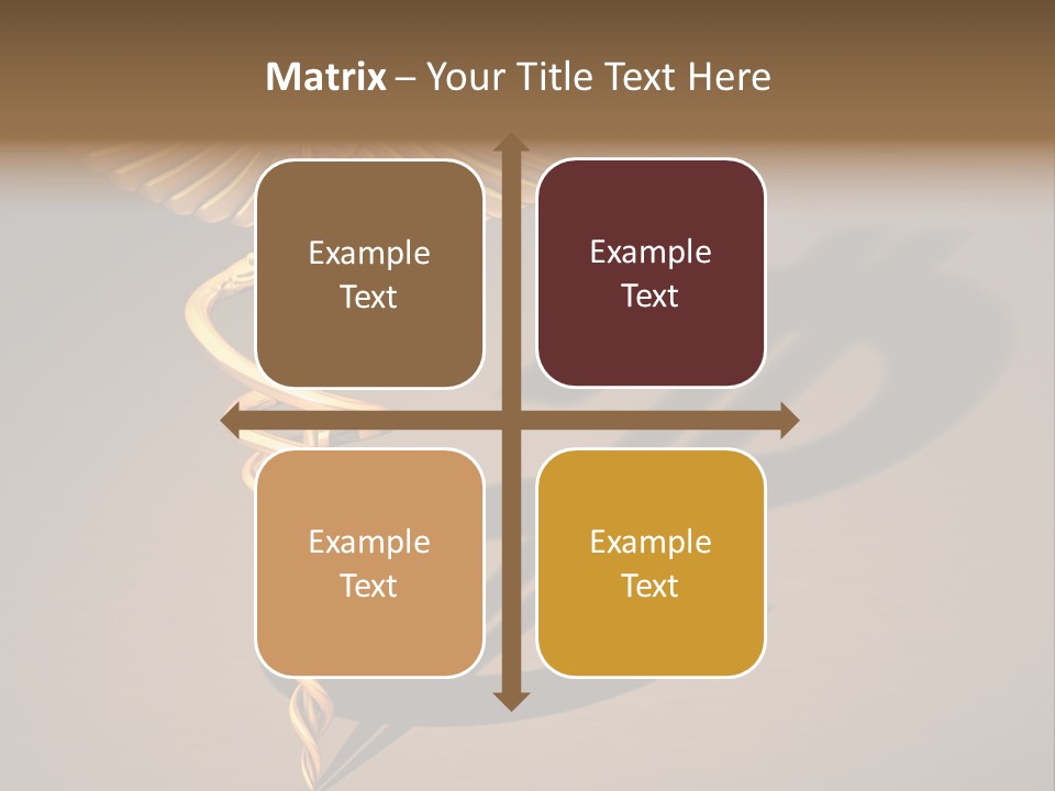 Sunset Caucasian Standing PowerPoint Template