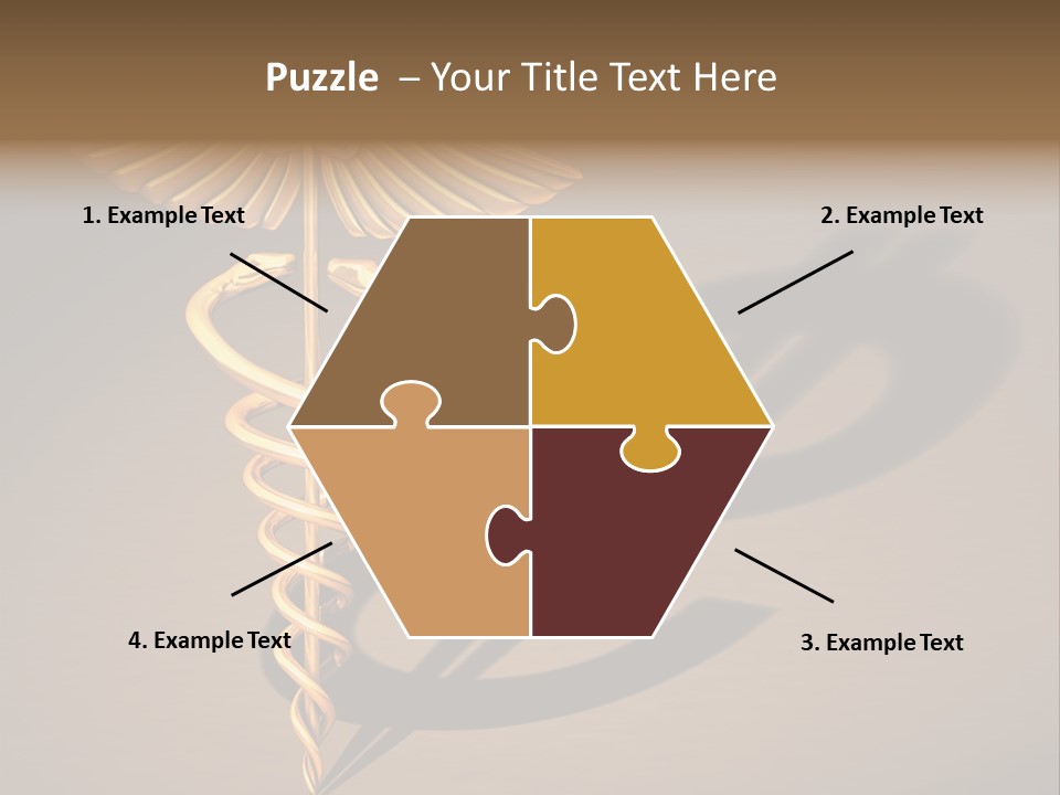 Sunset Caucasian Standing PowerPoint Template