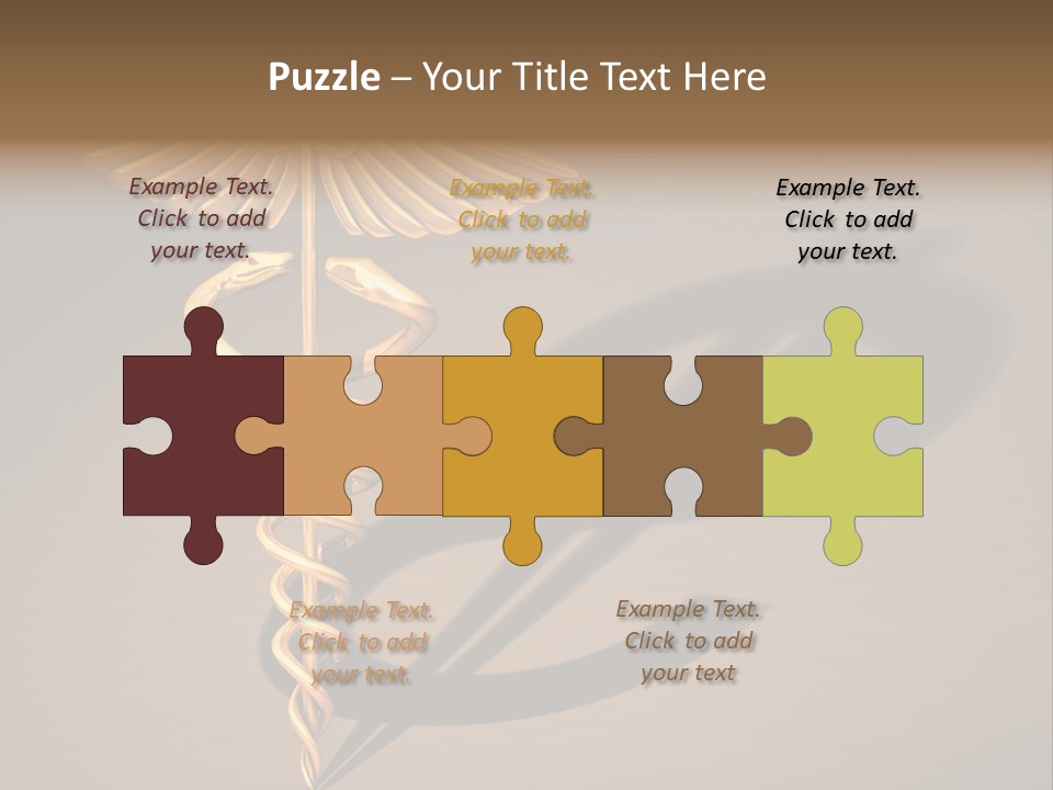 Sunset Caucasian Standing PowerPoint Template