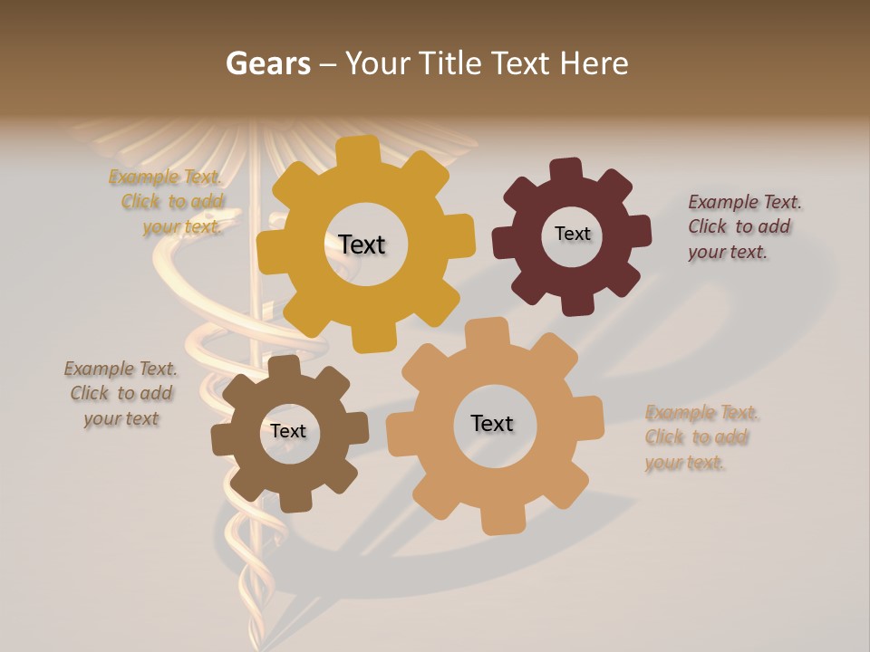 Sunset Caucasian Standing PowerPoint Template