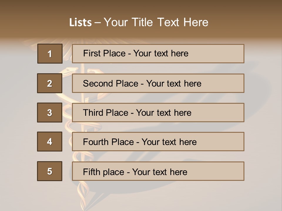 Sunset Caucasian Standing PowerPoint Template