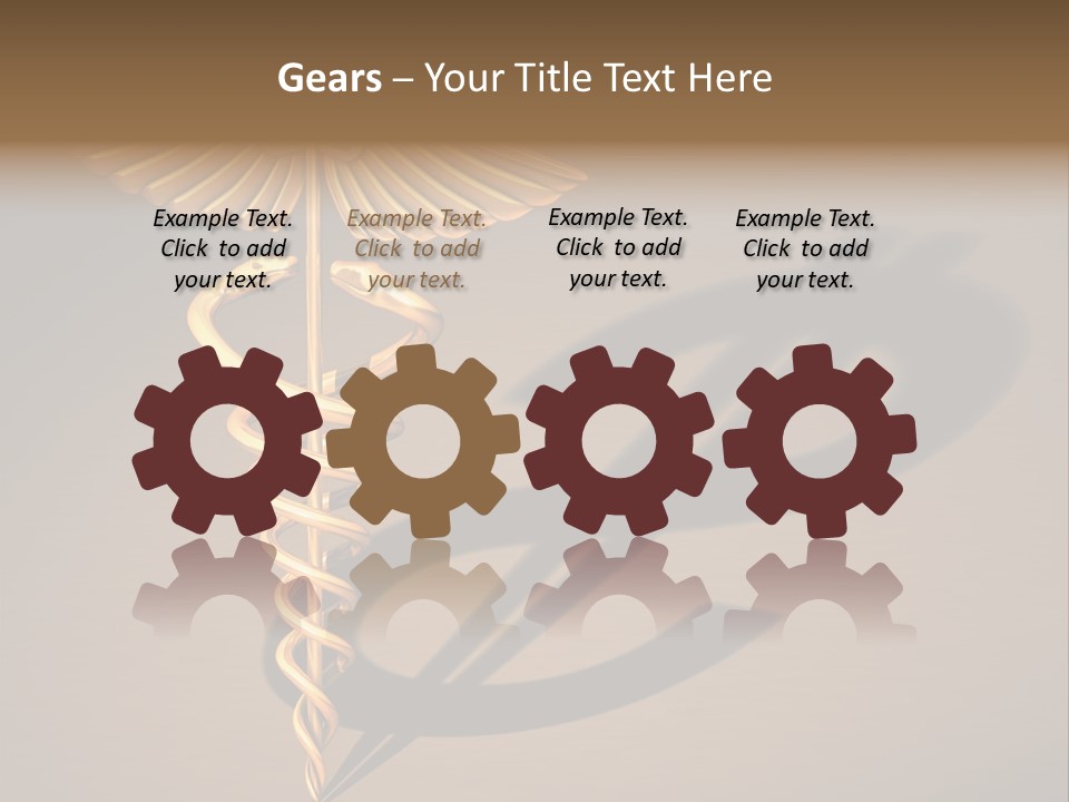 Sunset Caucasian Standing PowerPoint Template