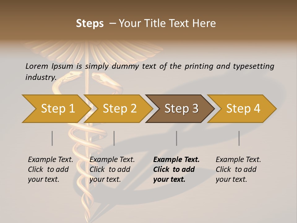 Sunset Caucasian Standing PowerPoint Template